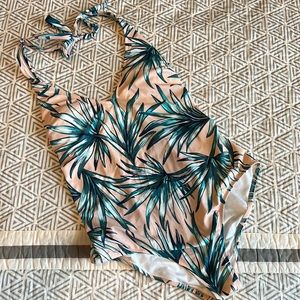 VS Pink Bathing Suit, Medium, Tropical, EUC.